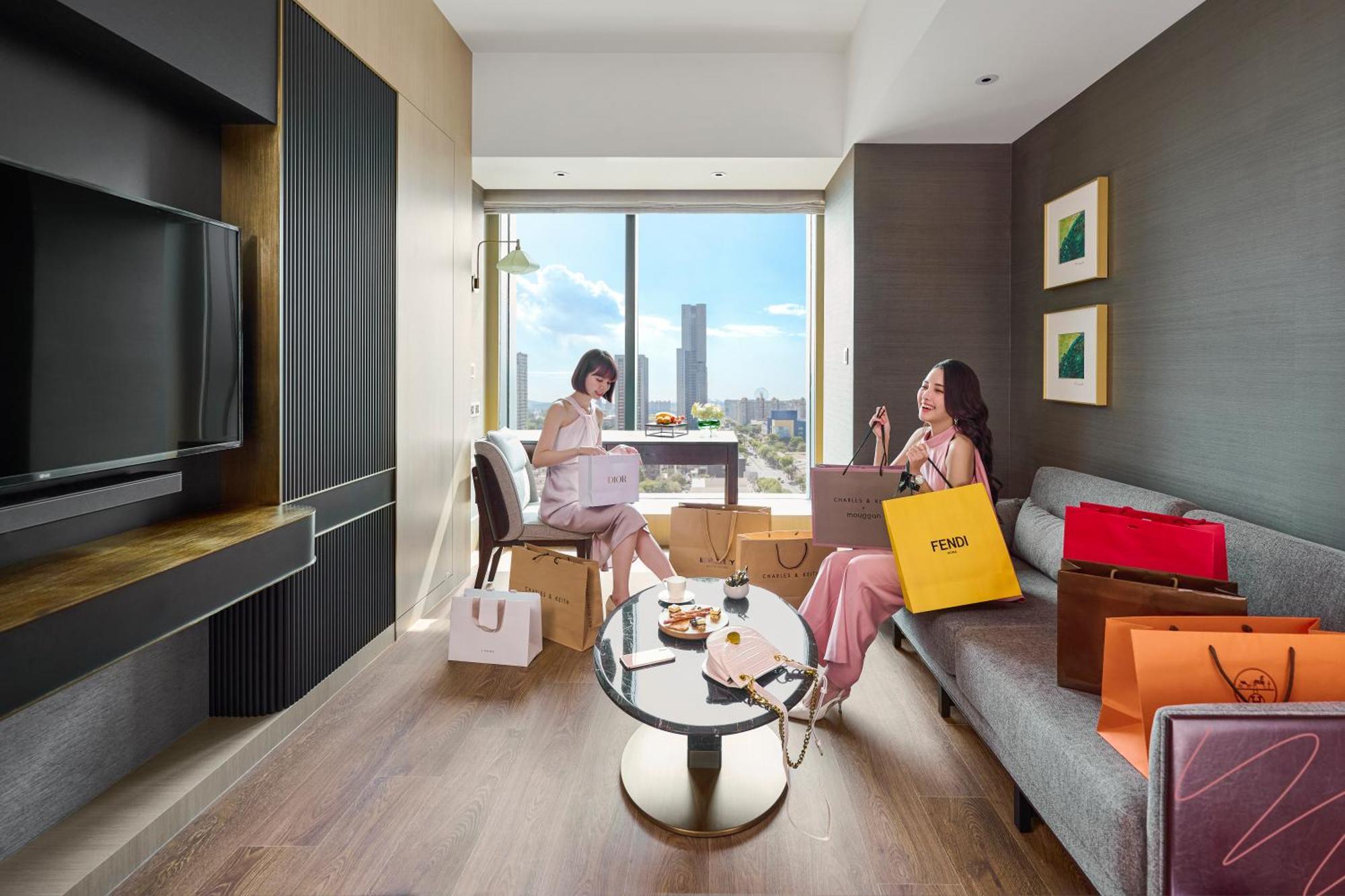 Intercontinental Kaohsiung By Ihg Hotel Cameră foto A typical apartment in the complex